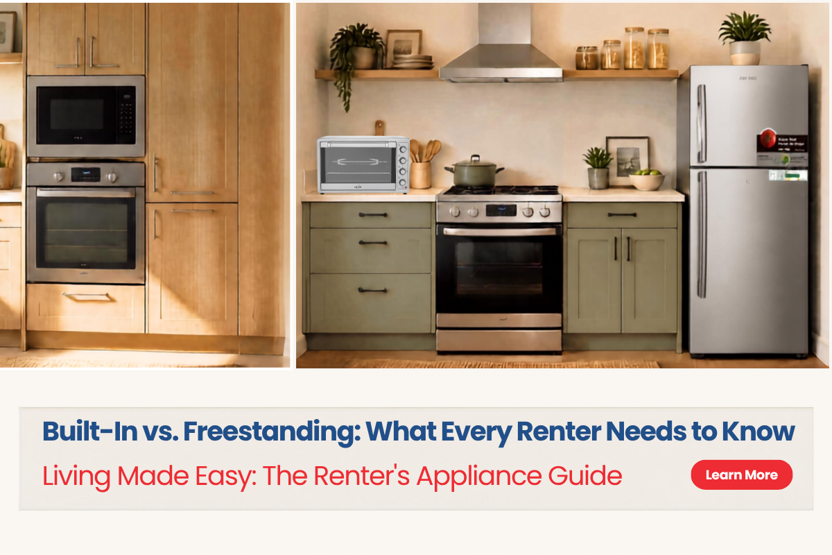 The Ultimate Guide to Built-In vs. Freestanding Appliances for New Renters