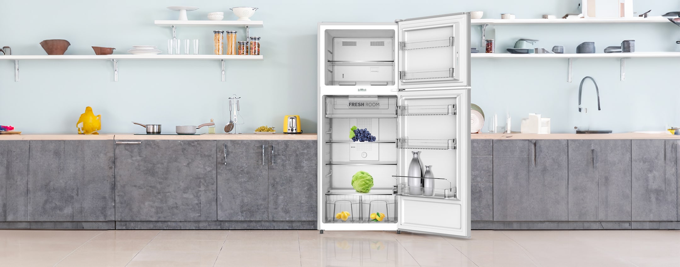 Double door refrigerators