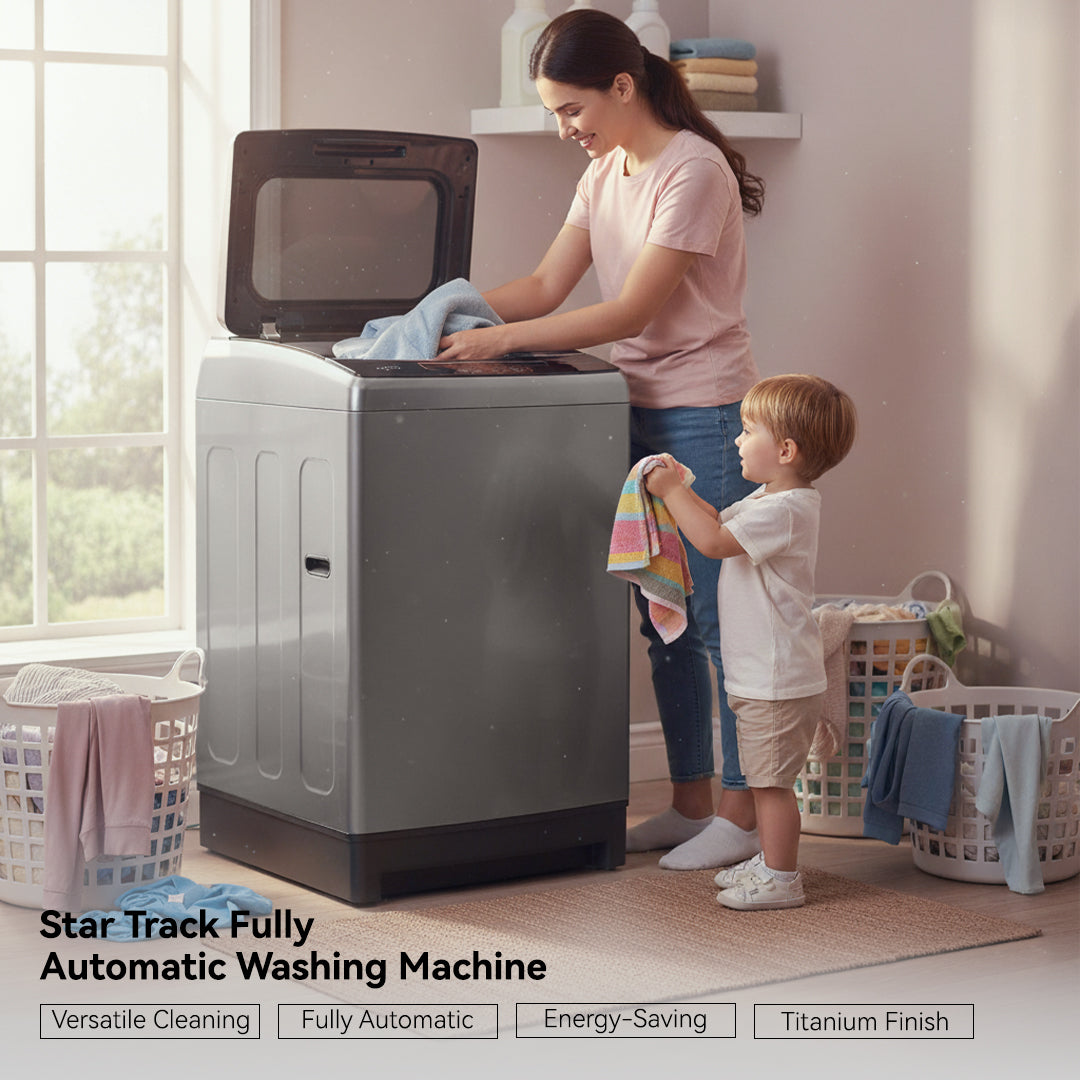 18 KG Top Loading Fully Automatic Washing Machine, ESMA 5 Star, Energy-Saving