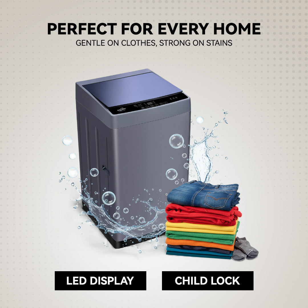 8 KG Top Loading Fully Automatic Washing Machine, ESMA 4 Star, Energy-Saving