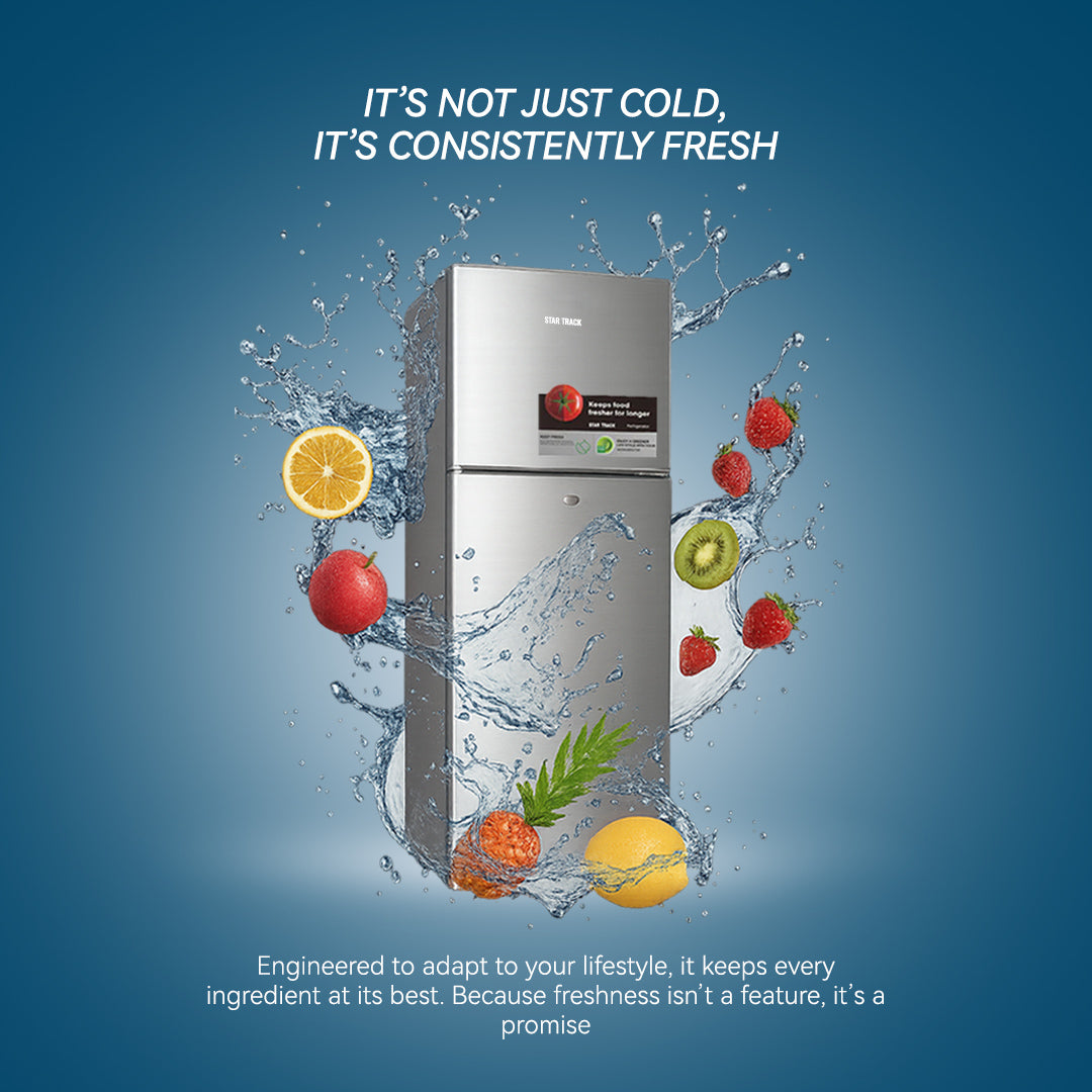 550L Top Mount Refrigerator, No Frost, Reliable for Life, Smart Technology, Multiple Air Flow, Quick Cooling