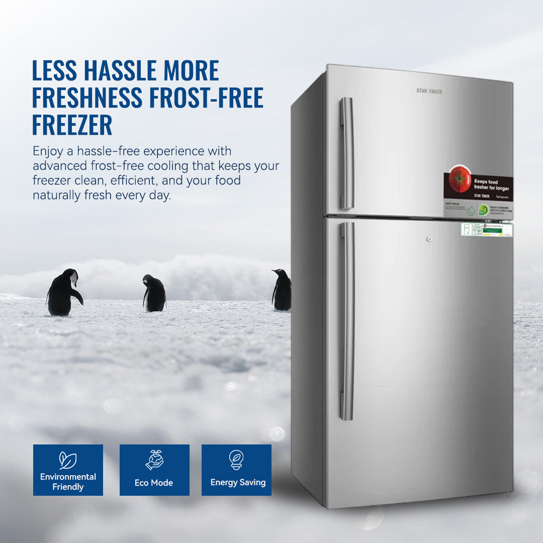 550L Top Mount Refrigerator, No Frost, Reliable for Life, Smart Technology, Multiple Air Flow, Quick Cooling