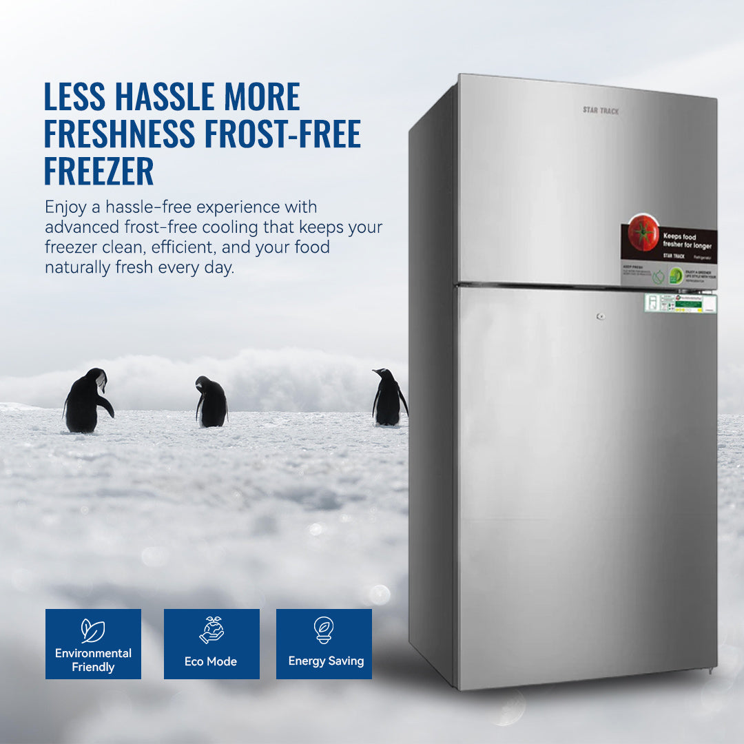 550L Top Mount Refrigerator, No Frost, Reliable for Life, Smart Technology, Multiple Air Flow, Quick Cooling