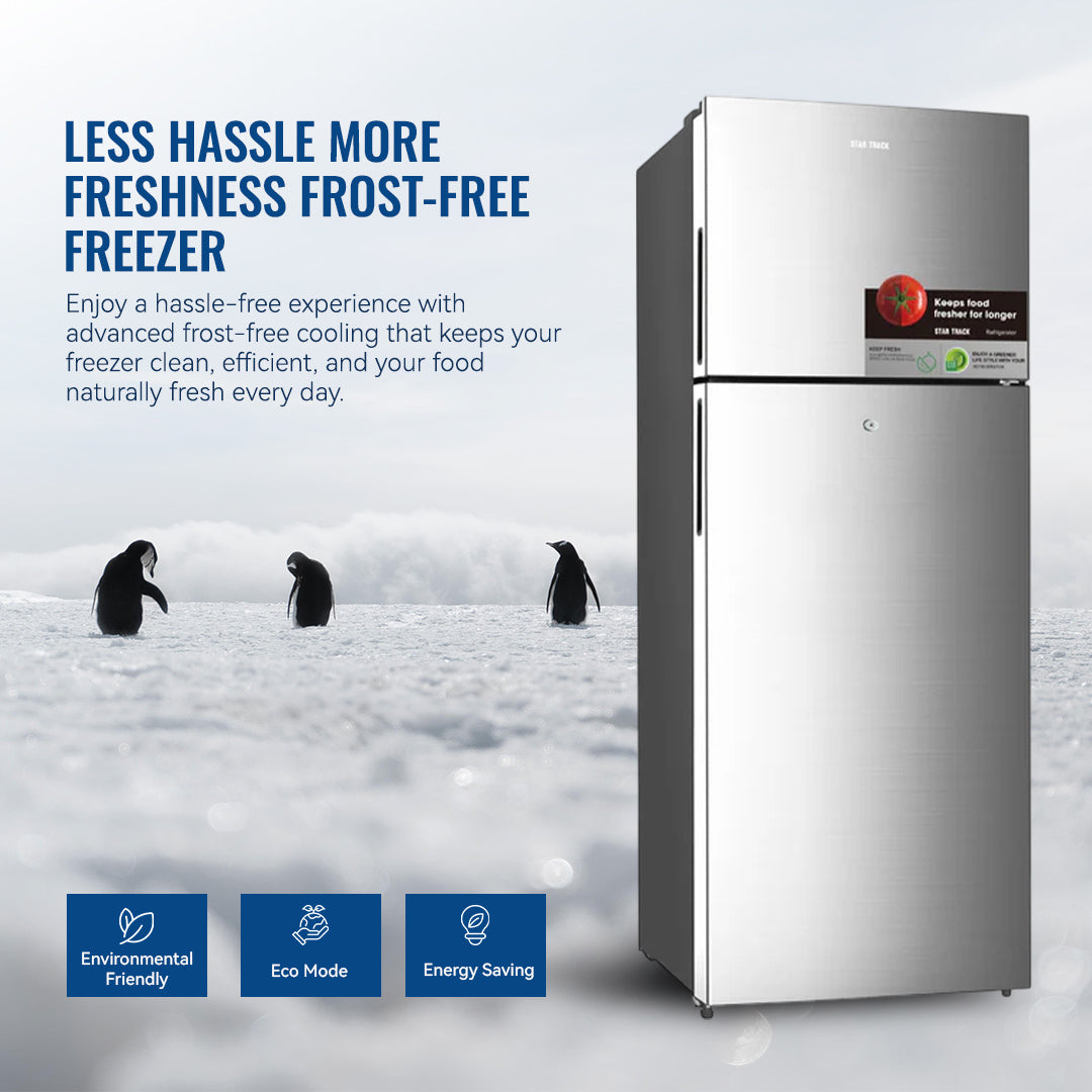 470L Top Mount Refrigerator, No Frost, Reliable for Life, Smart Technology, Multiple Air Flow, Quick Cooling