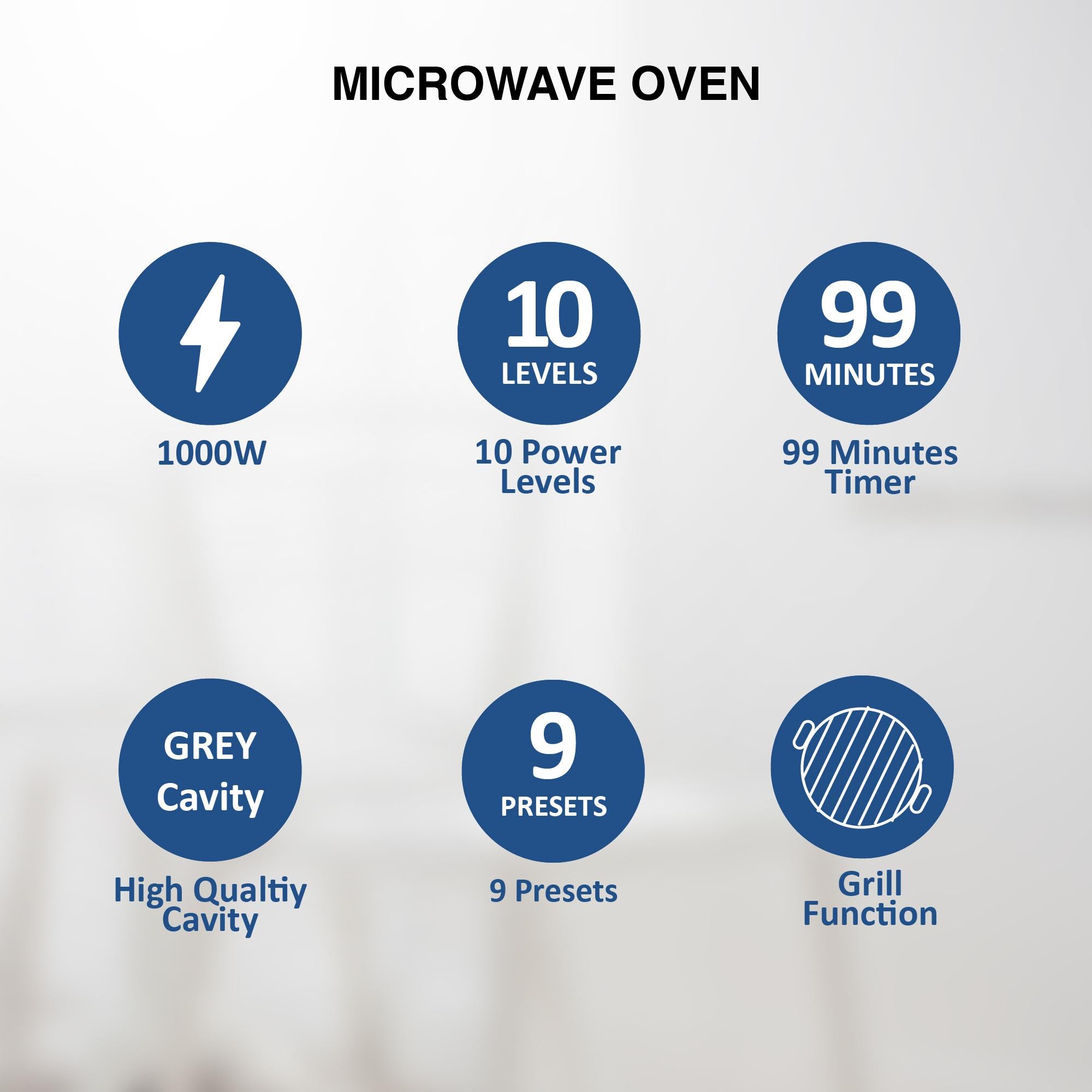 STAR TRACK Microwave oven product features