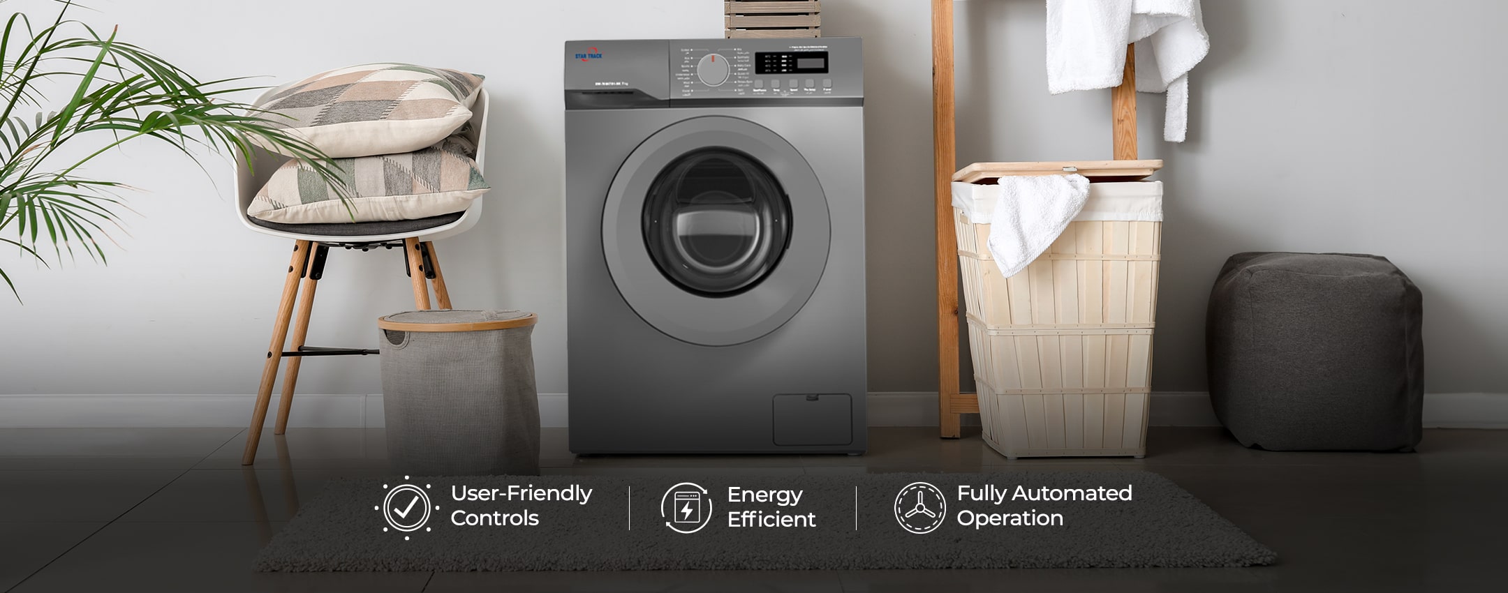 Star Track Front loading washing machine