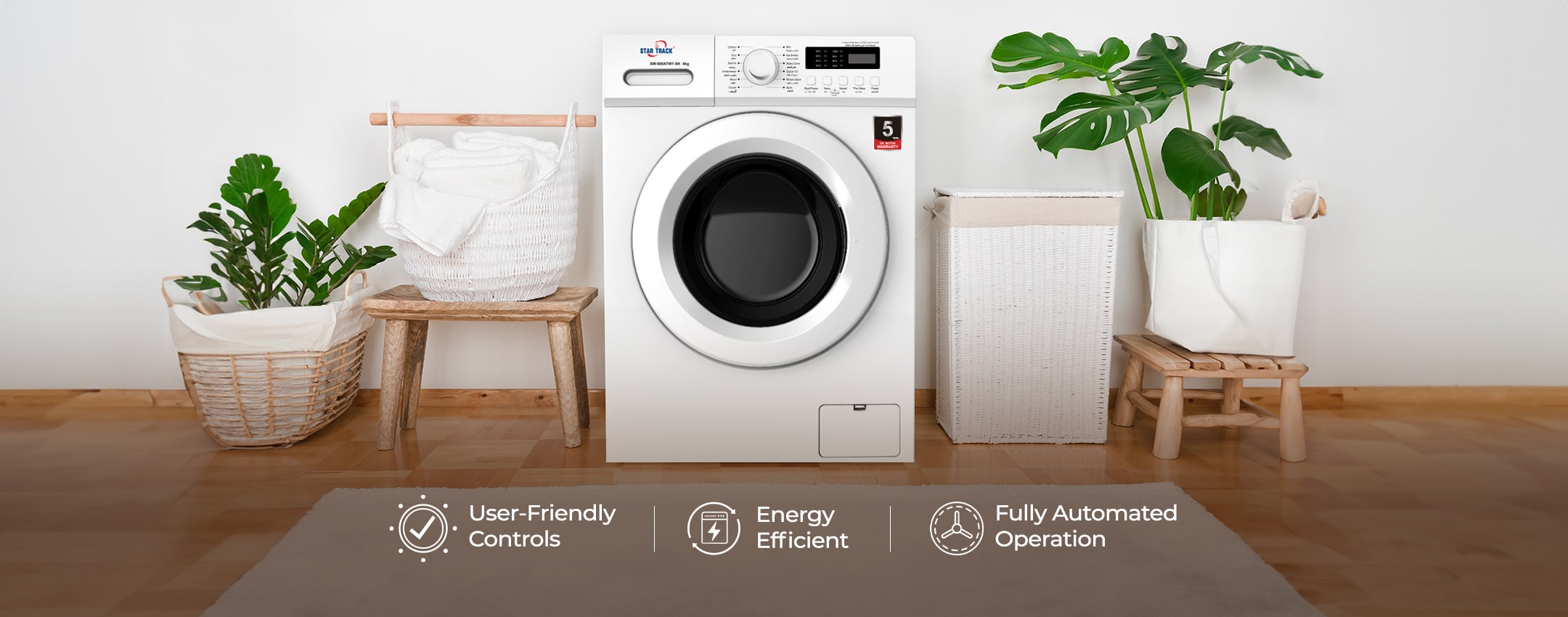 Star Track Front loading washing machine