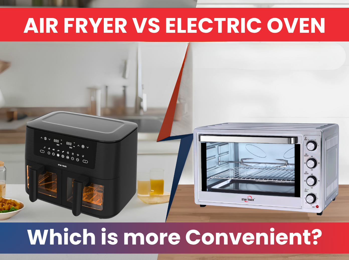 Air Fryer vs. Electric Oven: Which Is More Convenient?