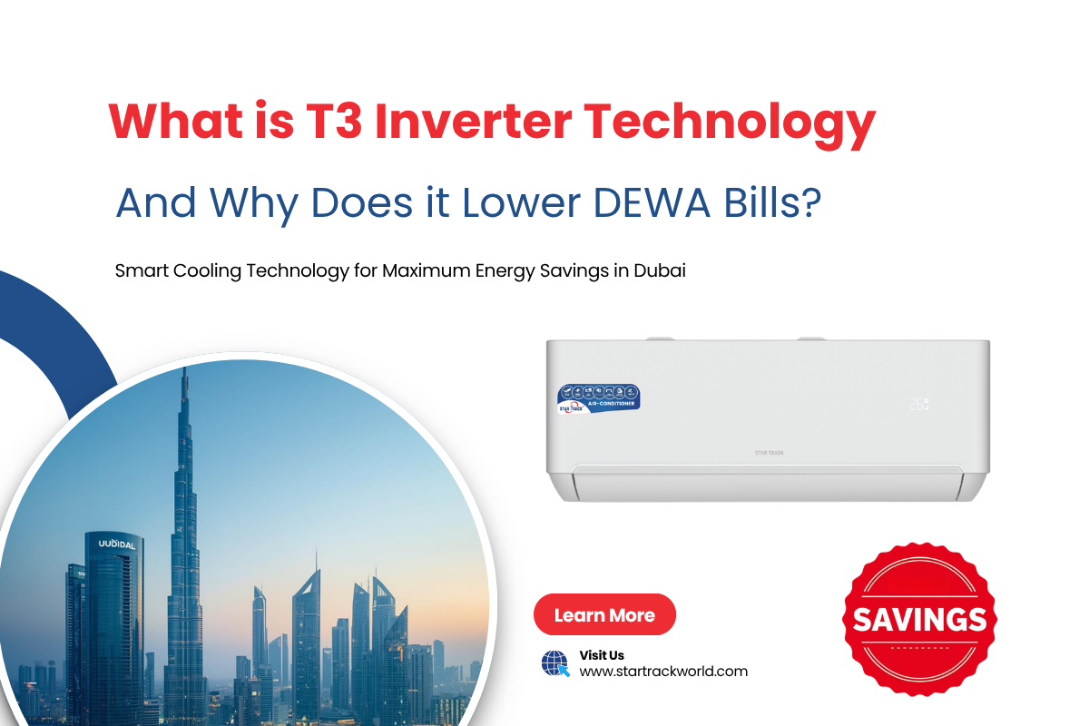 What is T3 Inverter Technology and Why Does it Lower DEWA Bills?