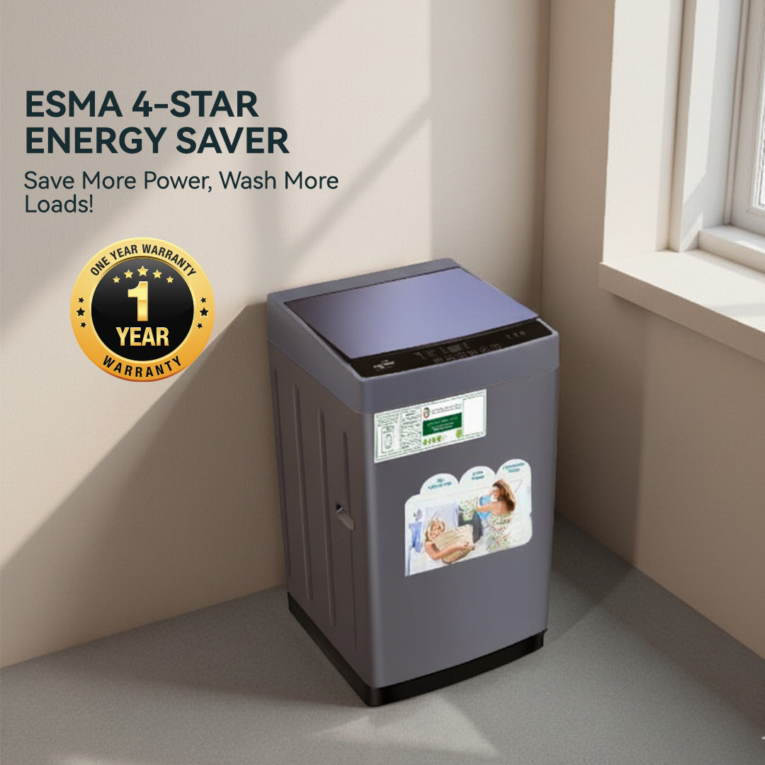 8 KG Top Loading Fully Automatic Washing Machine, ESMA 4 Star, Energy-Saving
