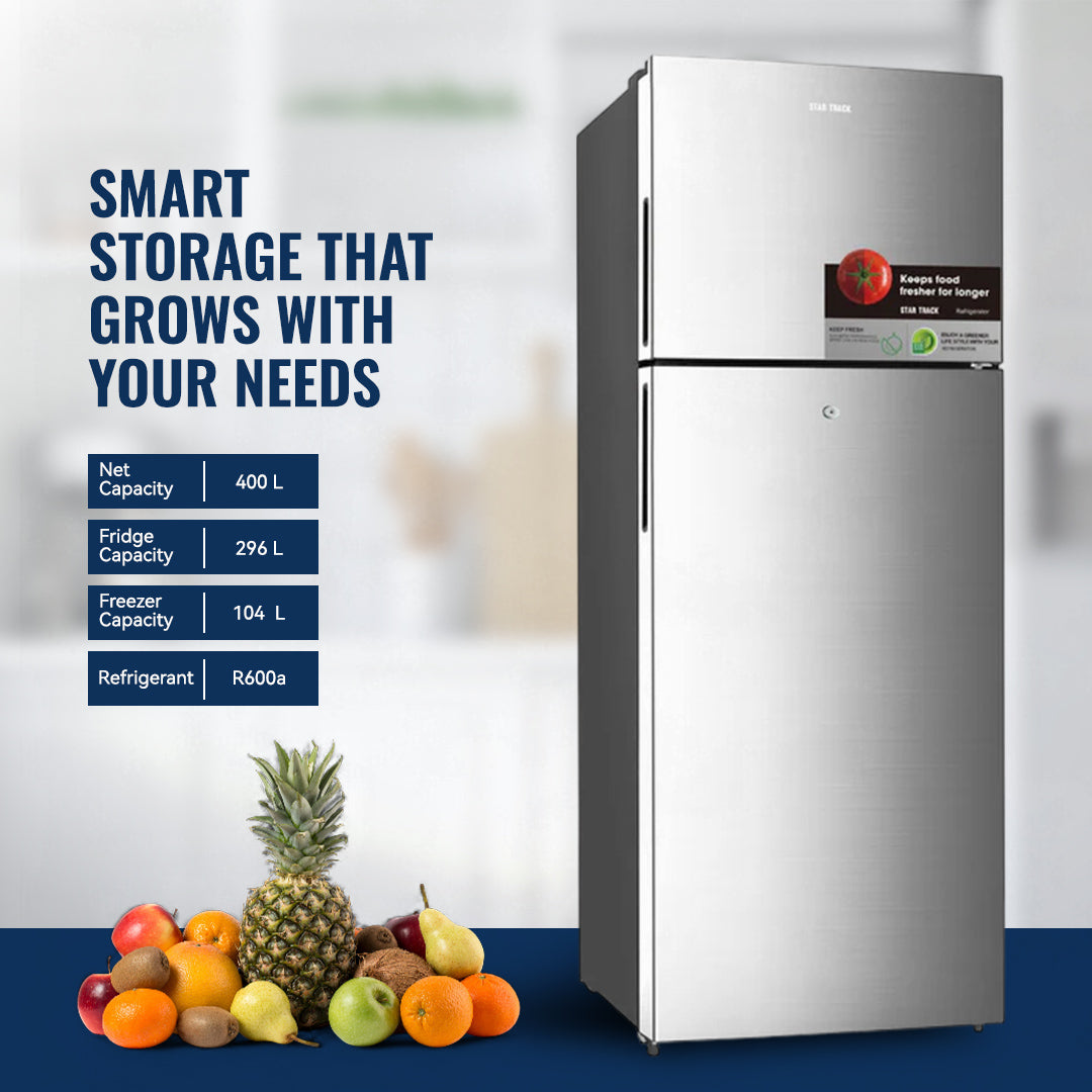 470L Top Mount Refrigerator, No Frost, Reliable for Life, Smart Technology, Multiple Air Flow, Quick Cooling