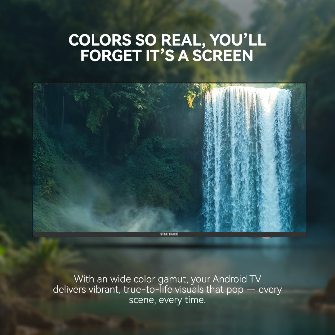 تلفزيون ذكي 4K مقاس 65 بوصة | أندرويد 14، فائق الوضوح، نتفليكس، يوتيوب، ميراكاست، بدون إطار، جهاز استقبال قنوات فضائية
