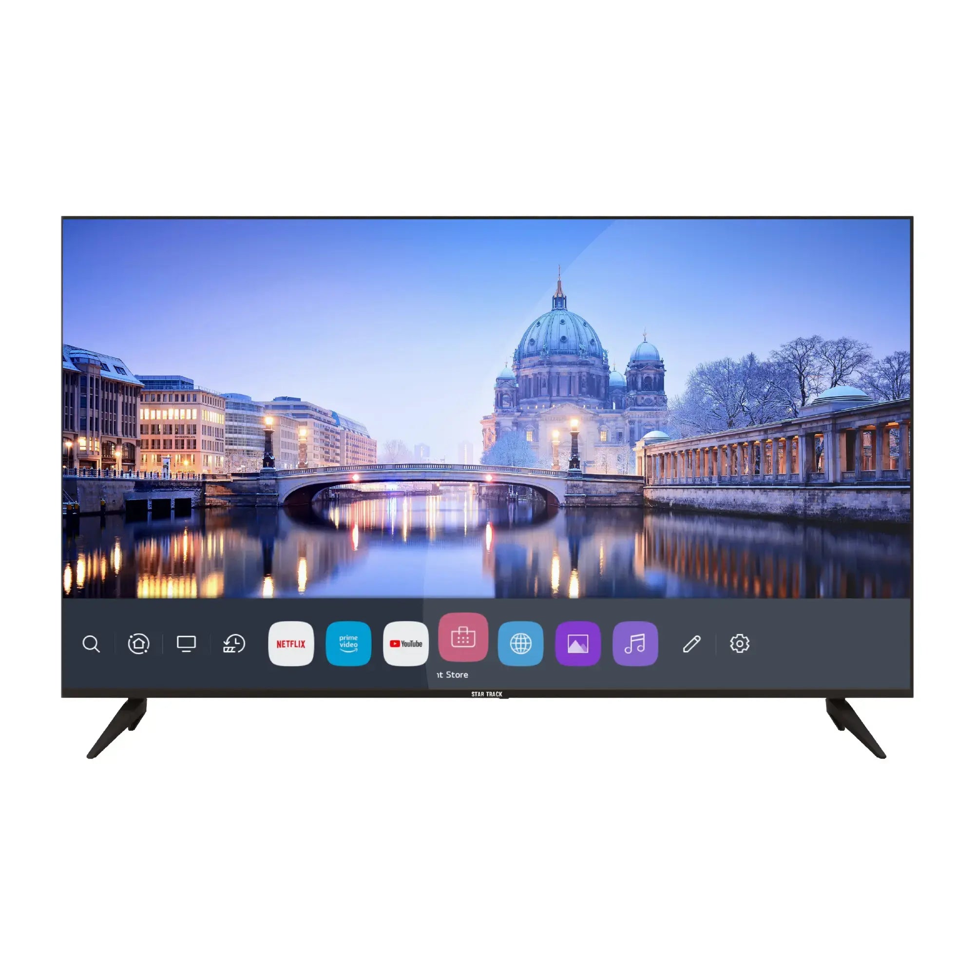 STAR TRACK LED Smart TV Powered by WebOS, 4K UHD,+ T2S2, WIFI, Netflix, YouTube, Prime Video, HDMI, USB With 2024 Model