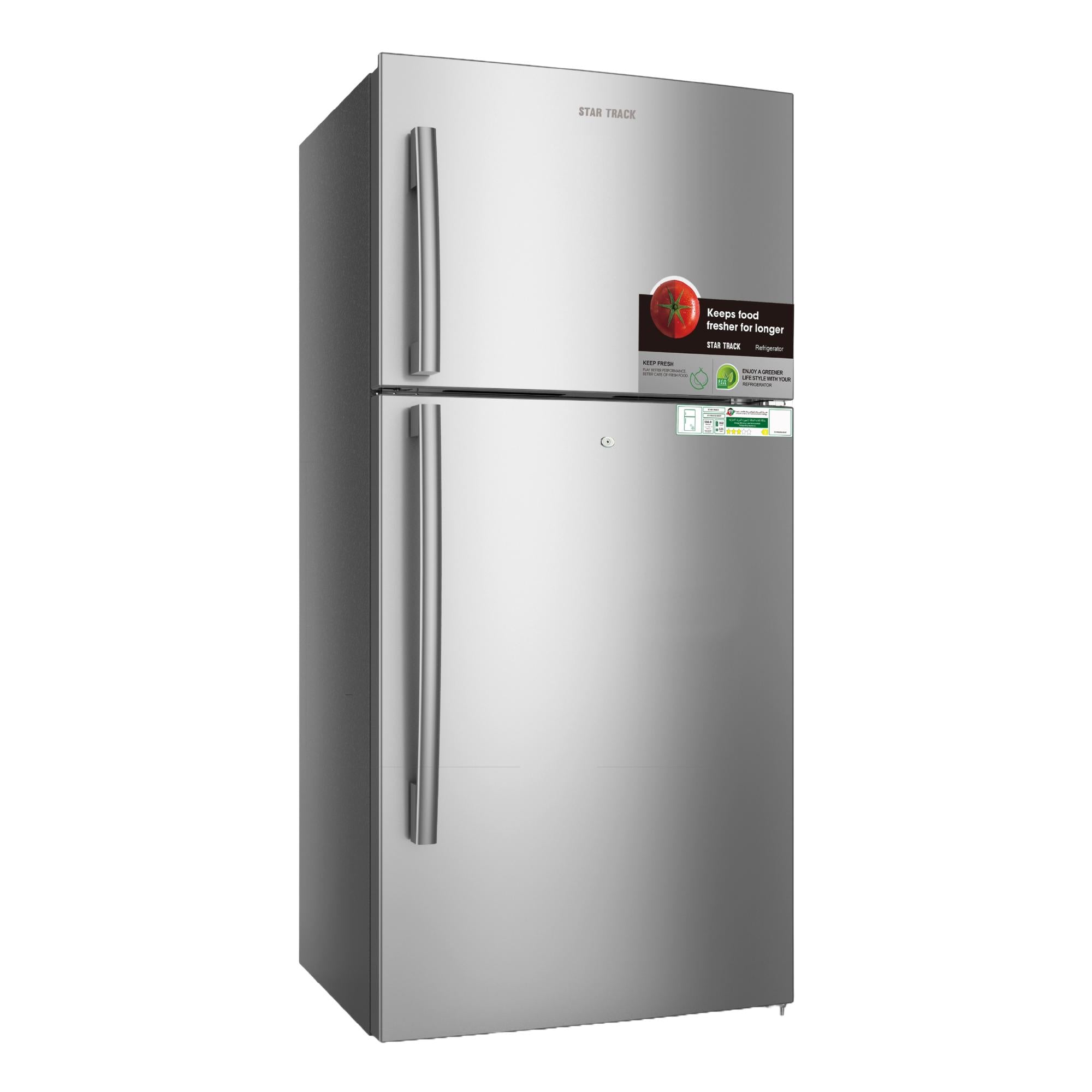 STAR TRACK Top Mount Refrigerator, Frost Free, Reliable for Life, Smart Technology, Multiple Air Flow, Quick Cooling