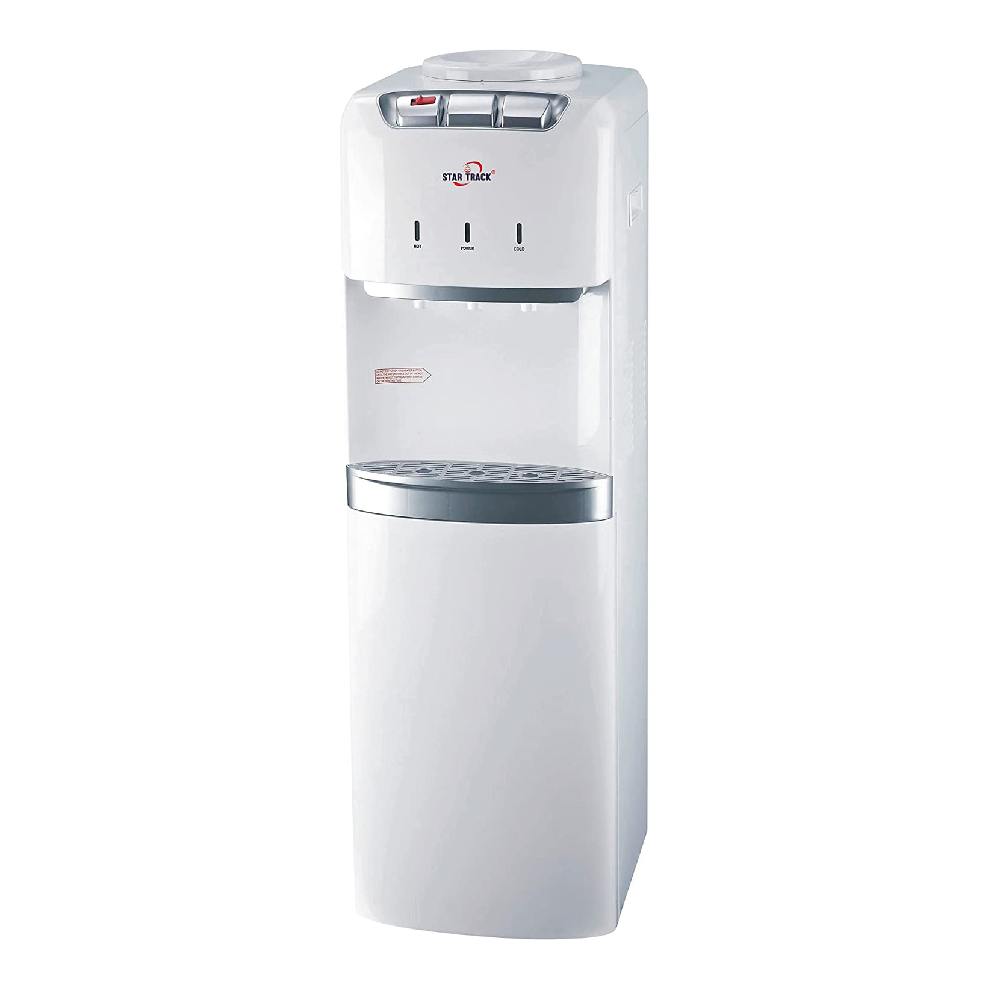 STAR TRACK Water Dispenser Top loading, Hot Cold and Normal Temperature, Freezer, Slim Design