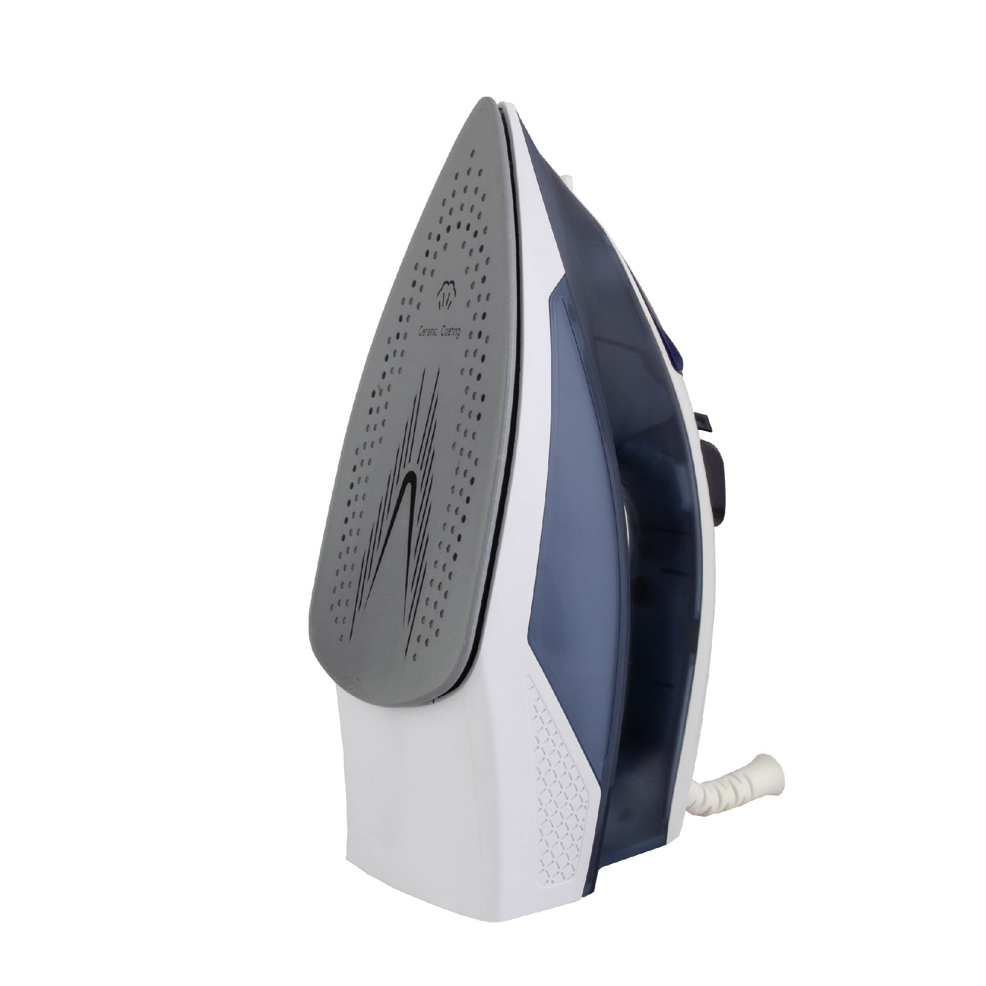 STAR TRACK Steam Iron 2200W, BW, 280ml,double ceramic coating, auto shut, anti drip function self cleaning mode