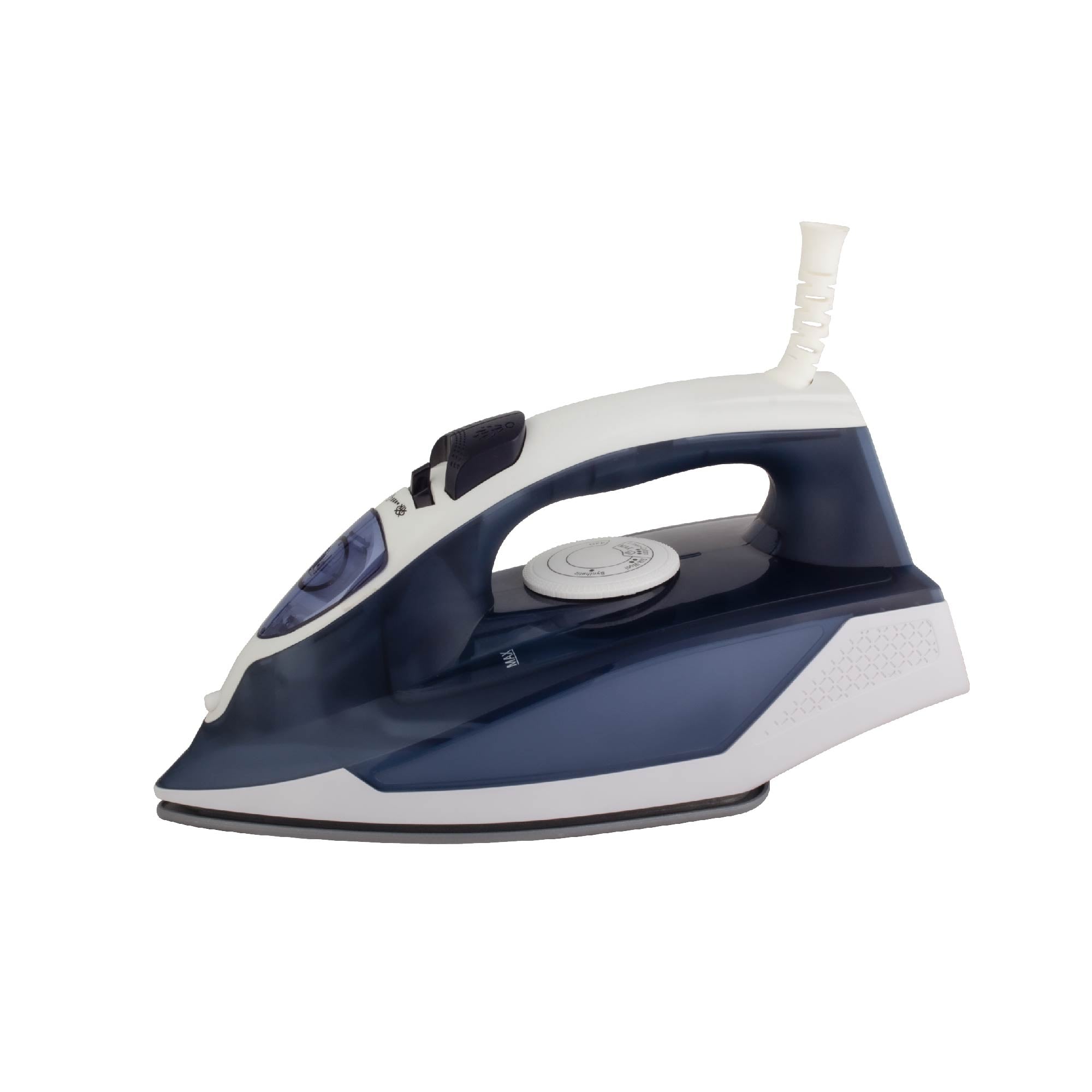 STAR TRACK Steam Iron 2200W, BW, 280ml,double ceramic coating, auto shut, anti drip function self cleaning mode