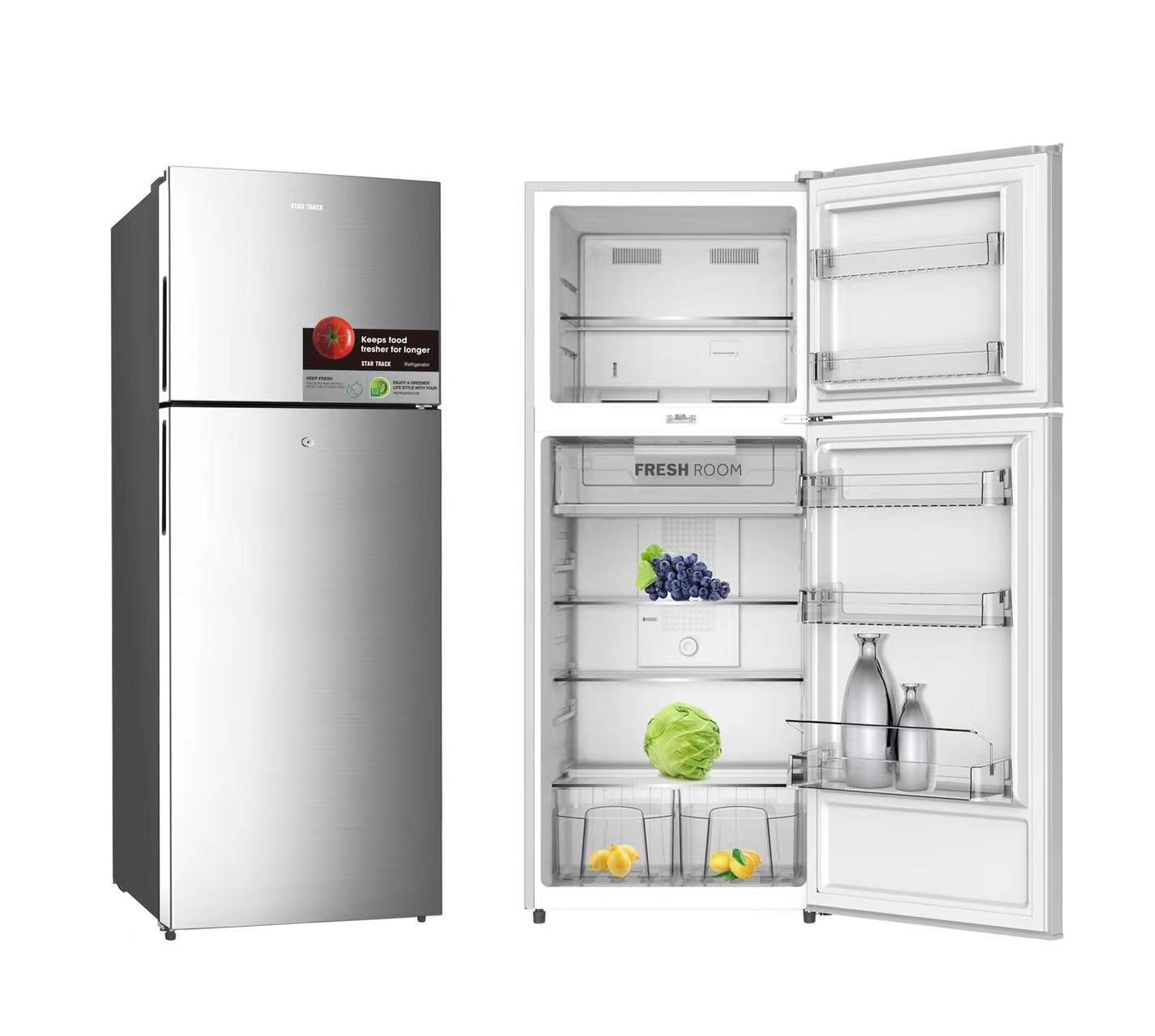 Star Track Top Mount Refrigerator Frost Free Reliable for Life comes with Smart Technology with Multiple Air Flow Quick Cooling with Touch Led Control