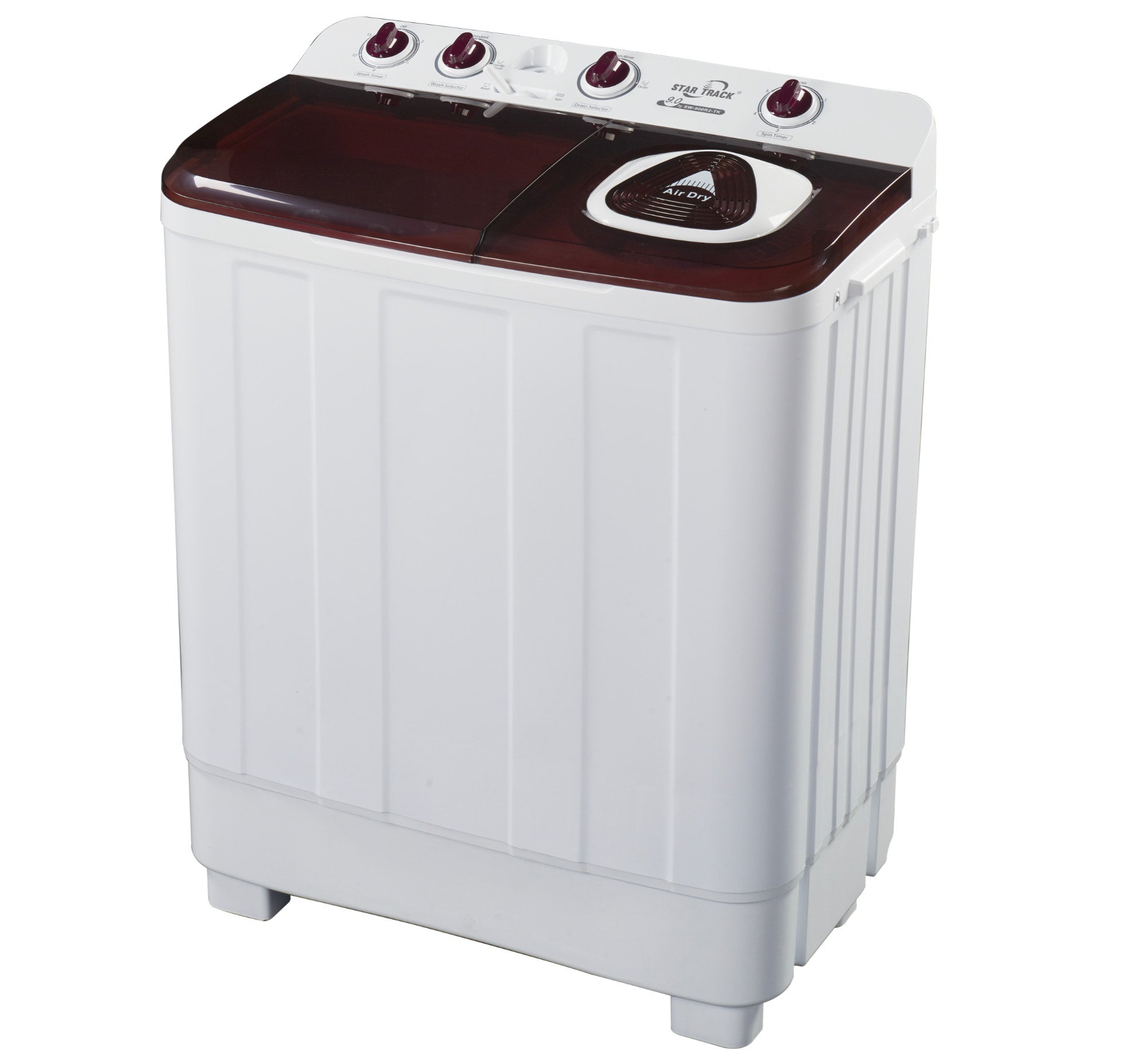 Star Track Twin-tub Semi-Automatic Washing Machine, Top-Load Washer with Lint Filter  Spin-Dry